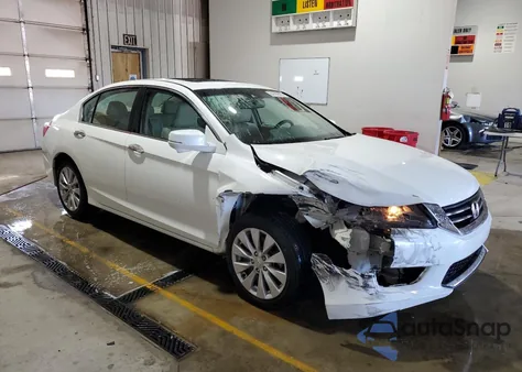 2013 Honda Accord Exl z USA, uszkodzony, nr VIN 1HGCR2F82DA074274